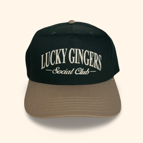 the 'lucky gingers club' trucker