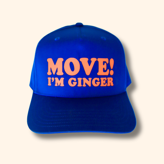 the 'move! im ginger' trucker