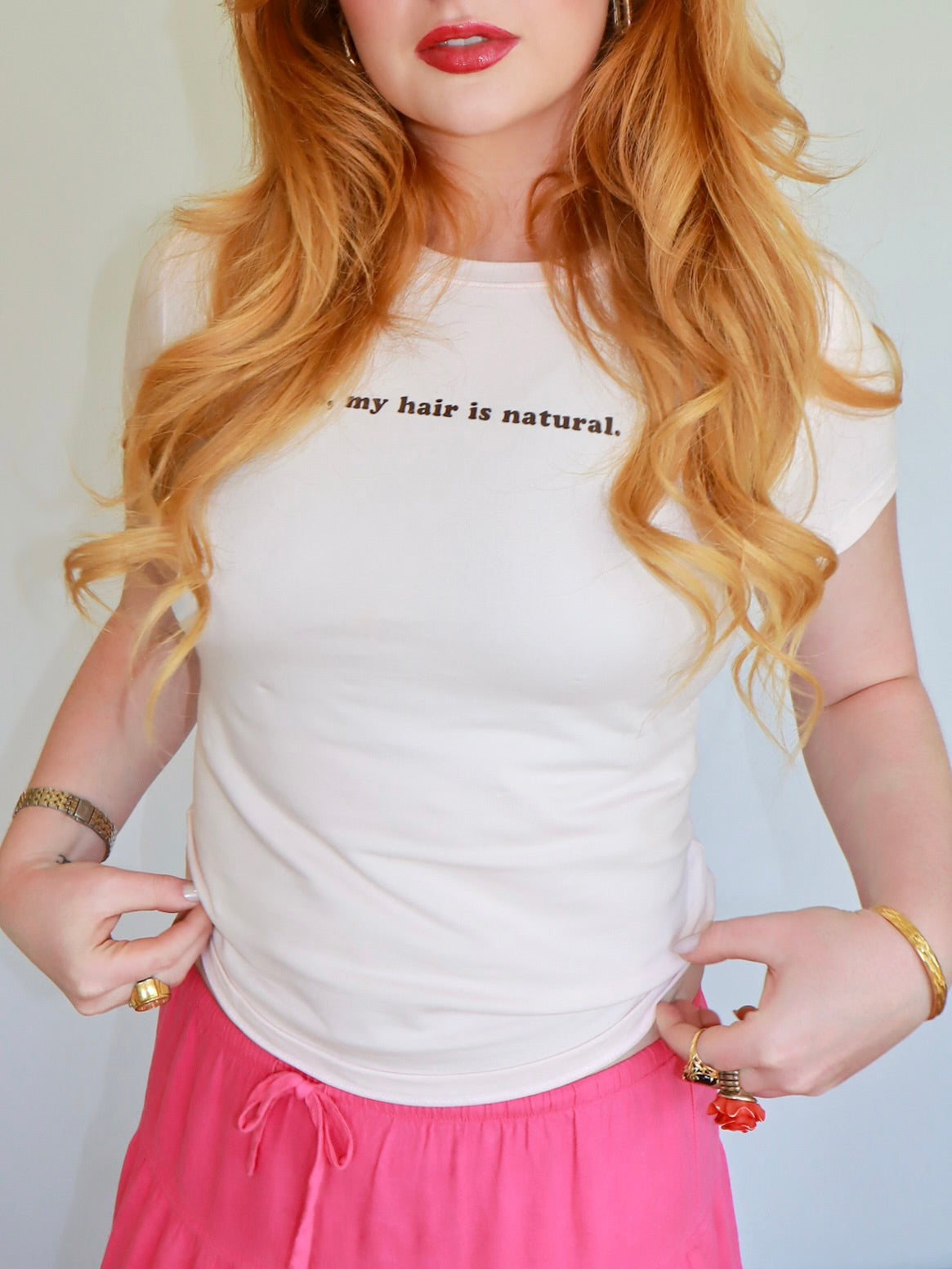 the 'yes, my hair is natural' baby tee