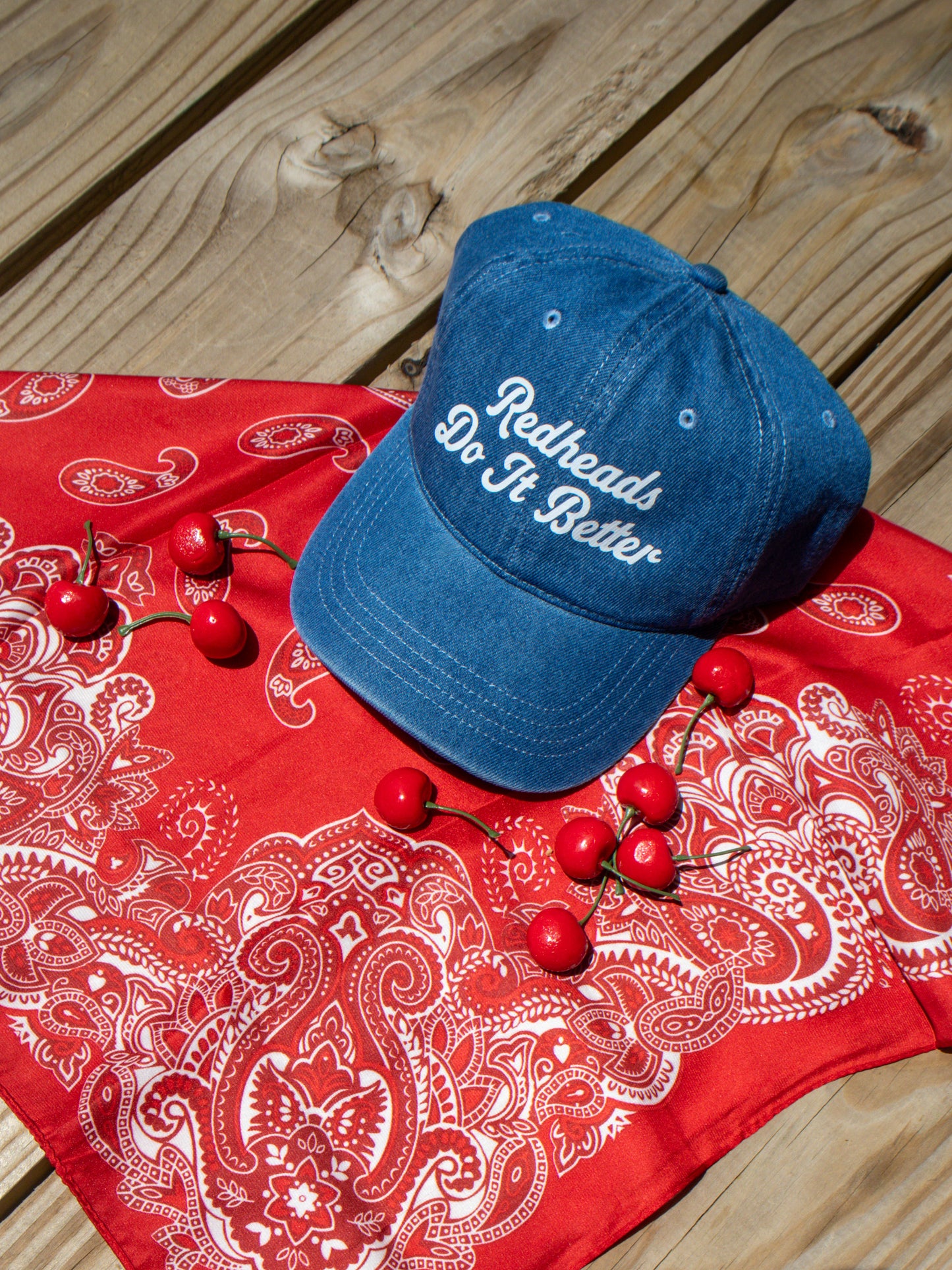the 'redheads do it better' cap