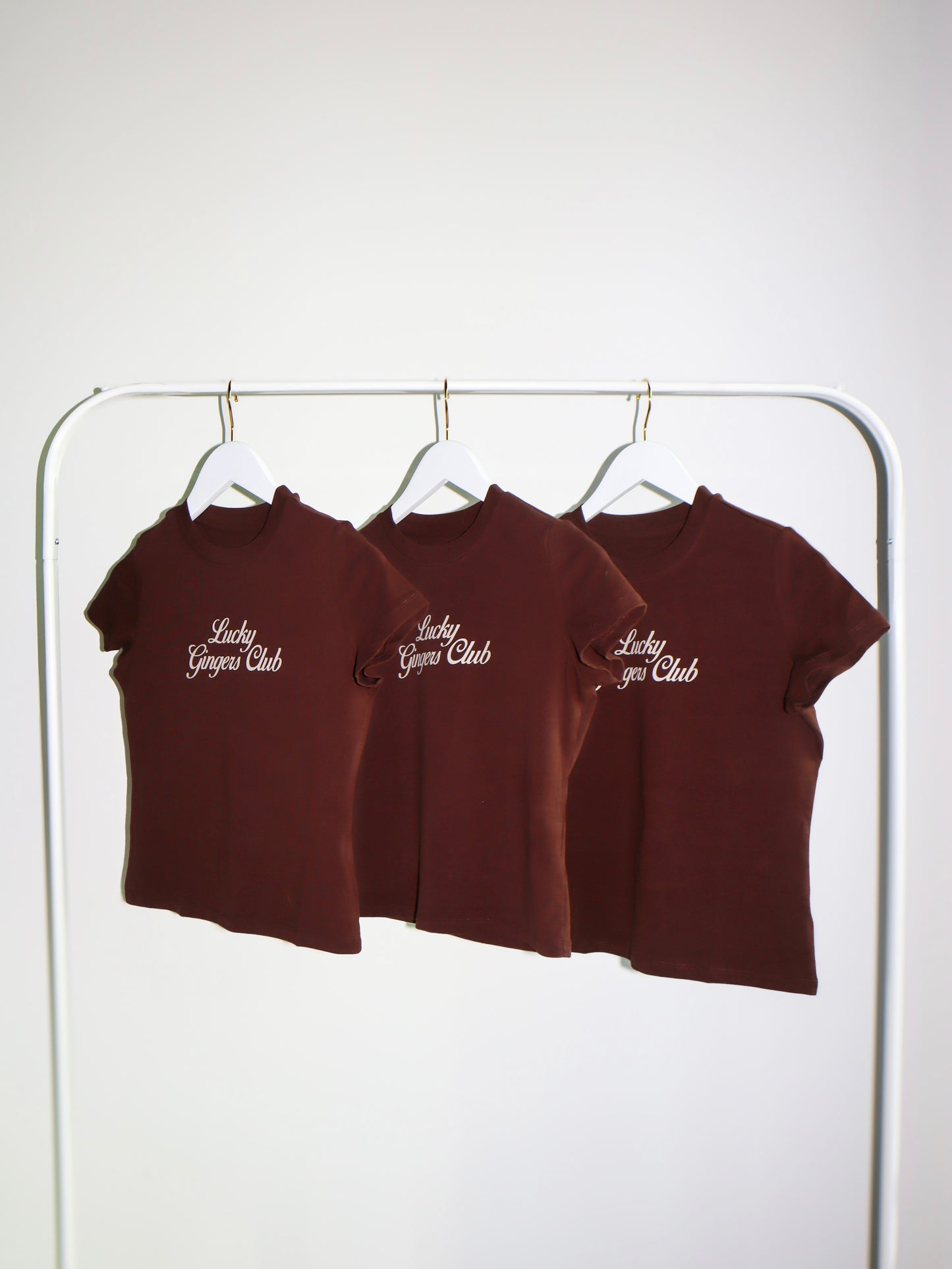 the 'lucky gingers club' baby tee