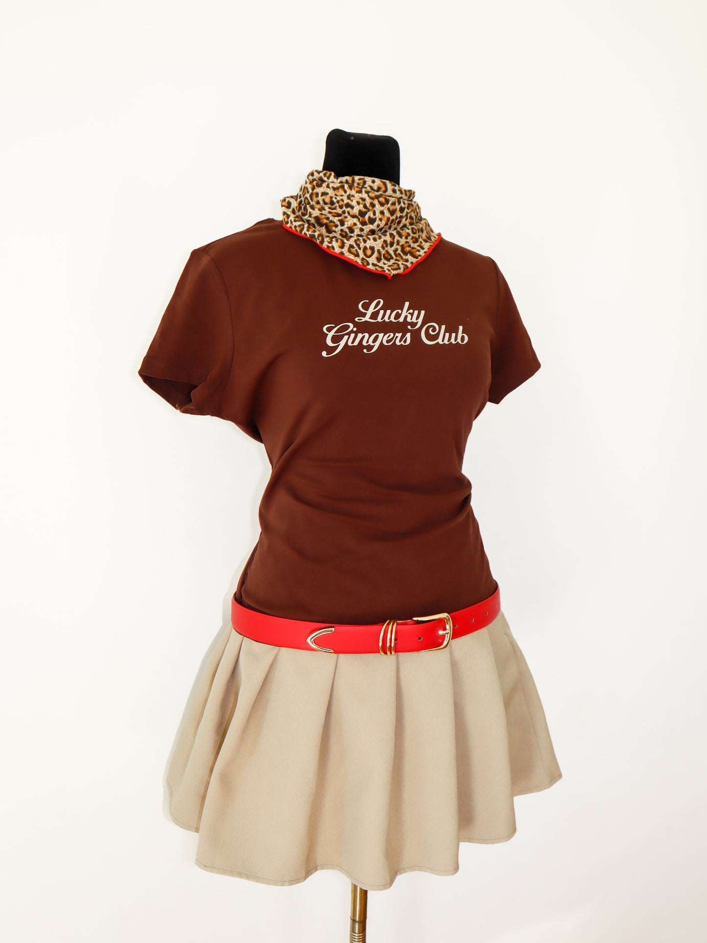 the 'lucky gingers club' baby tee