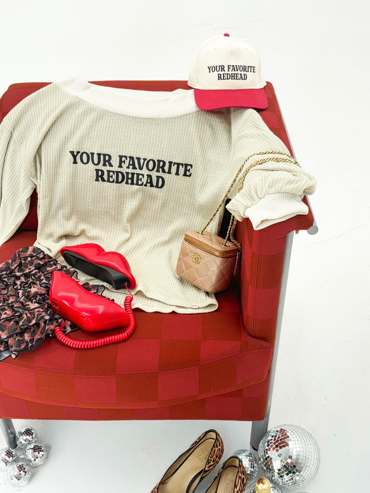 the "your favorite redhead" crewneck