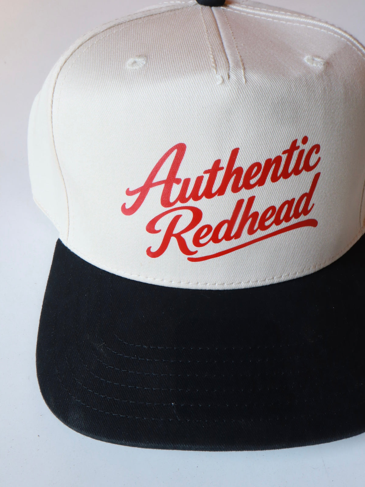 the 'authentic redhead' trucker