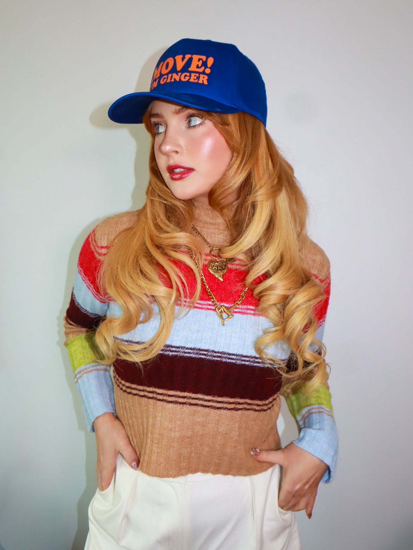 the 'move! im ginger' trucker