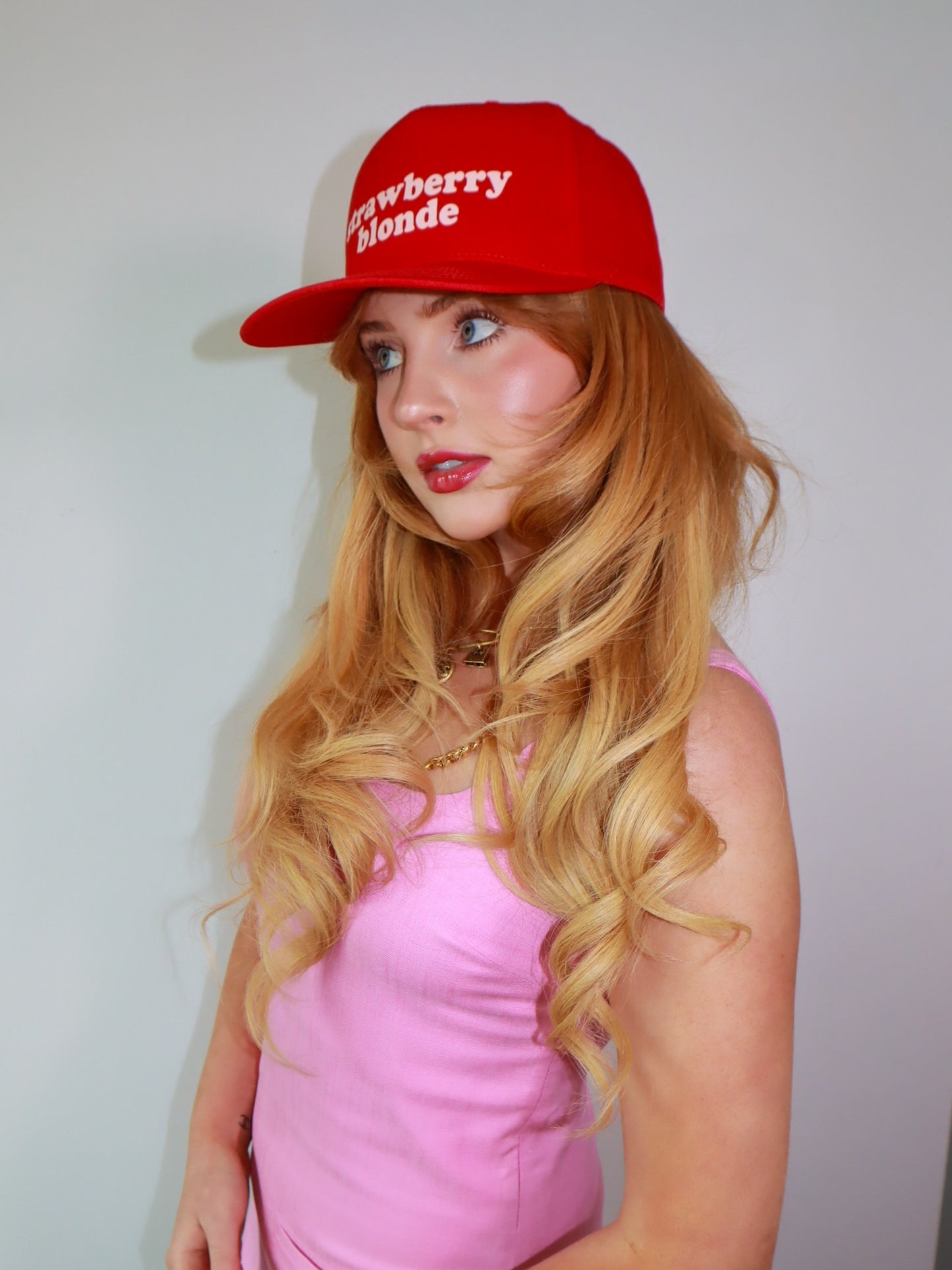 the 'strawberry blonde' trucker