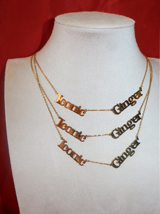 the 'iconic ginger' necklace