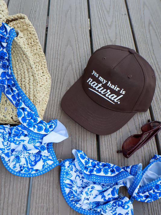 the 'yes, my hair is natural' cap