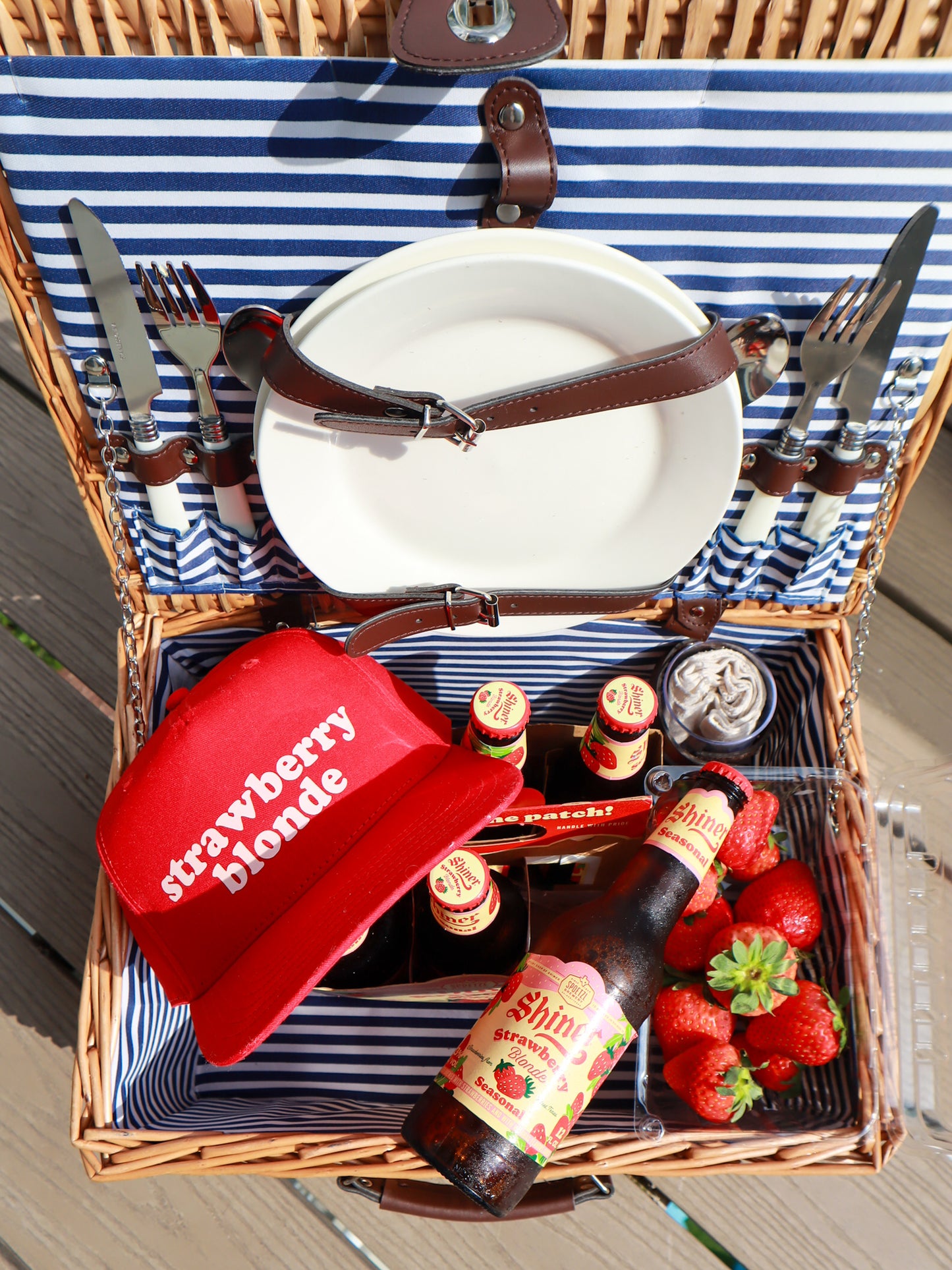 the 'strawberry blonde' trucker