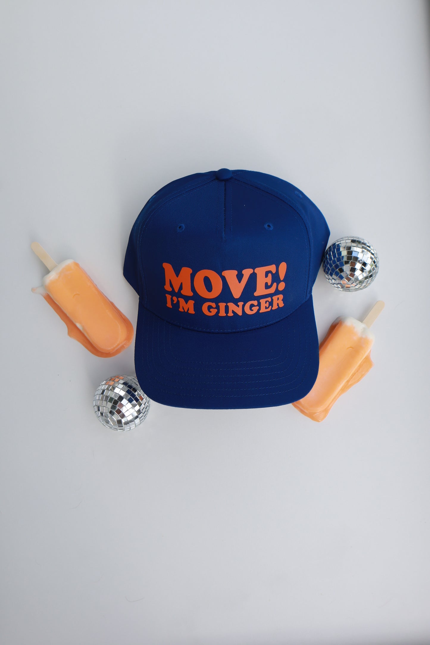 the 'move! im ginger' trucker