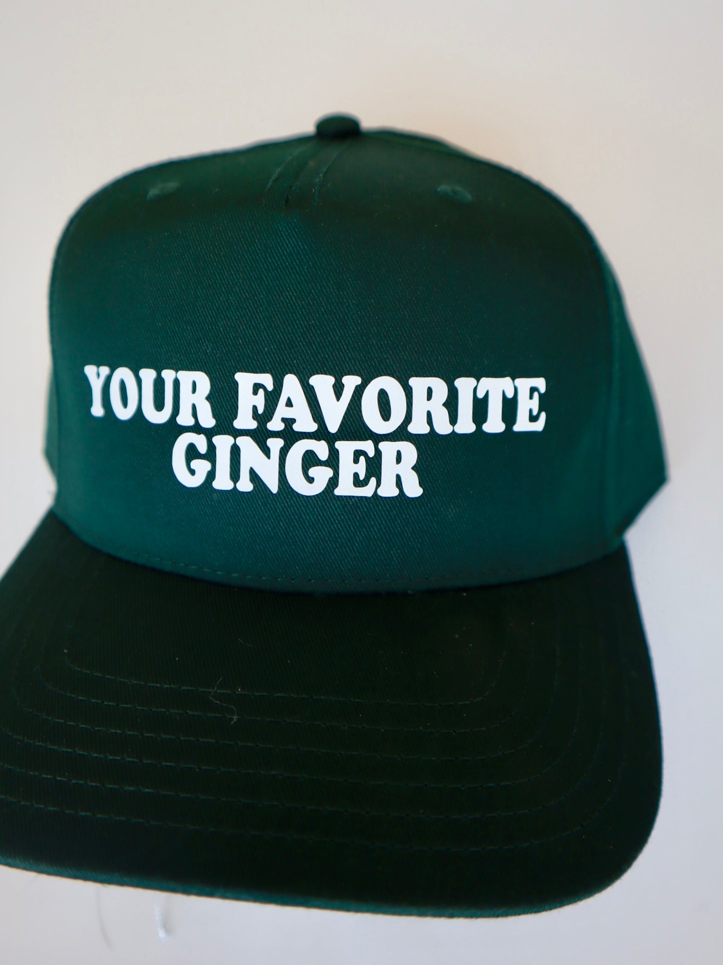 the 'your favorite ginger' trucker