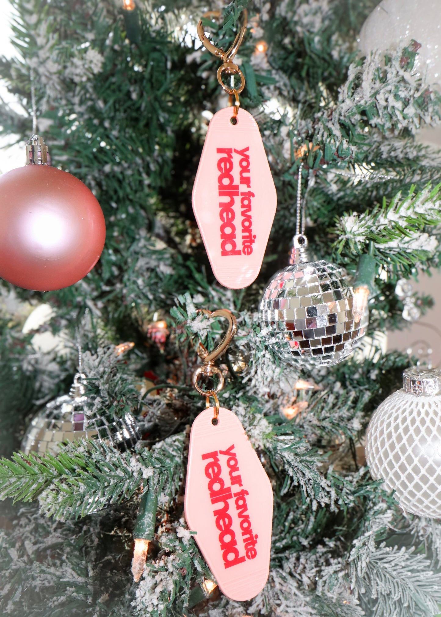 the 'your favorite redhead' keychain