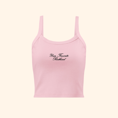 the 'your favorite redhead' tank