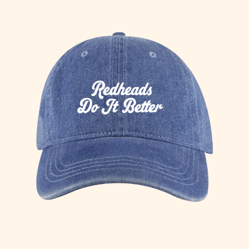 the 'redheads do it better' cap